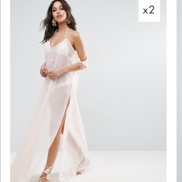pale pink beach cover up
